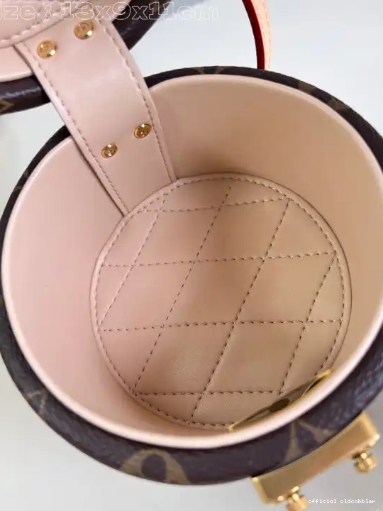 Official oldcobbler VUITTON LOUIS Scott-13.5*9*11.5CM 0623